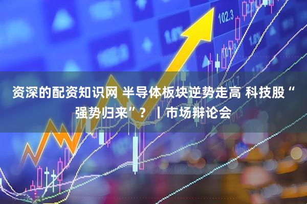 资深的配资知识网 半导体板块逆势走高 科技股“强势归来”？丨市场辩论会